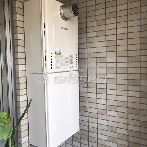 交換後の給湯器（ノーリツ GT-2460SAWX-T-1 BL）