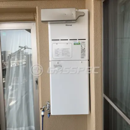 施工後の暖房熱源機（リンナイ RVD-A2400AA2-3(B)）