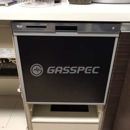 施工後のビルトイン食洗機（リンナイ RSW-404LP）