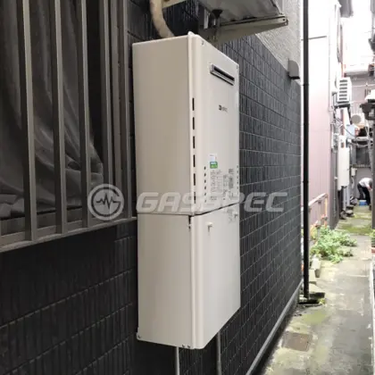 施工後の給湯器（ノーリツ GT-2460SAWX-1 BL）