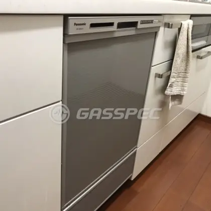 施工後のビルトイン食洗機（パナソニック NP-45RD7S）