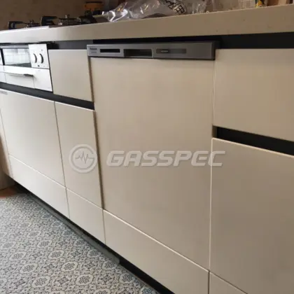 施工後のビルトイン食洗機（パナソニック NP-45MD8W）