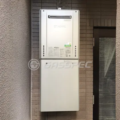 施工後の給湯器（ノーリツ GT-C2462SAWX BL）