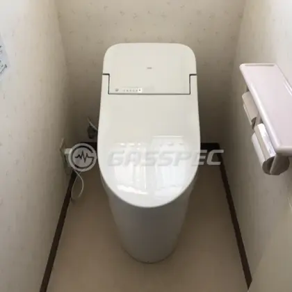茨城県常総市 交換後のトイレ TOTO CES9415#NW1