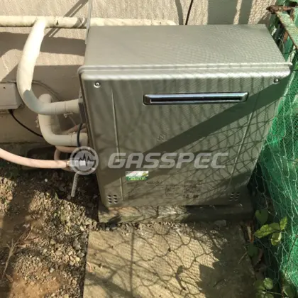 施工後の給湯器（ノーリツ GT-C2062SARX BL）