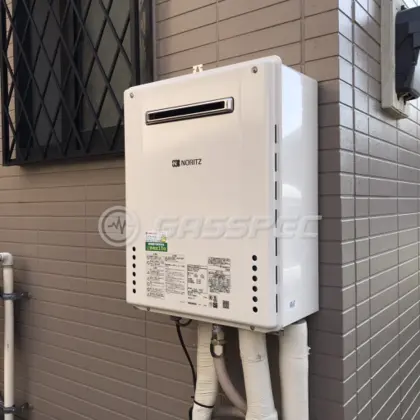 施工後の給湯器（ノーリツ GT-2060SAWX-1 BL）