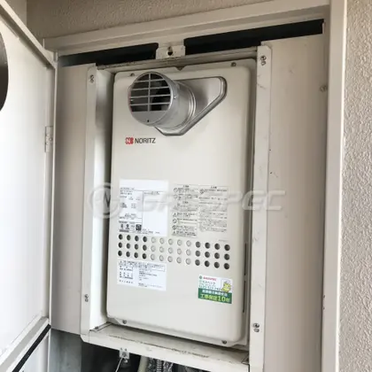 施工後の給湯器（ノーリツ GQ-2427AWX-T-DX BL）