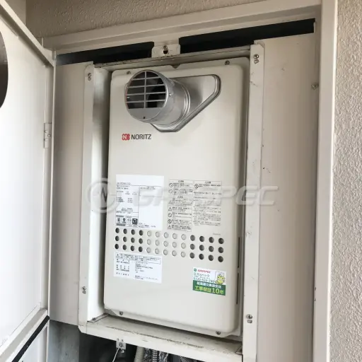 交換後の給湯器（ノーリツ GQ-2427AWX-T-DX BL）
