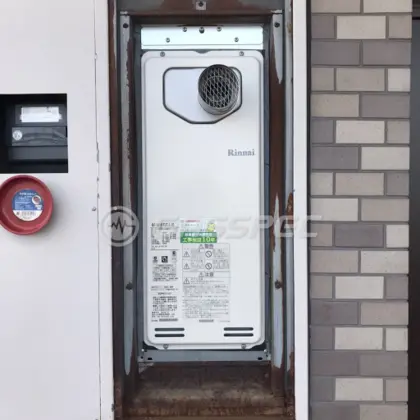 施工後の給湯器（リンナイ RUF-SA1615SAT-L-80）