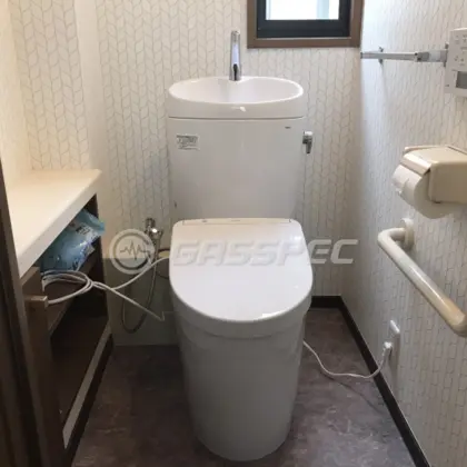 施工後のトイレ（TOTO CS400BP#NW1）