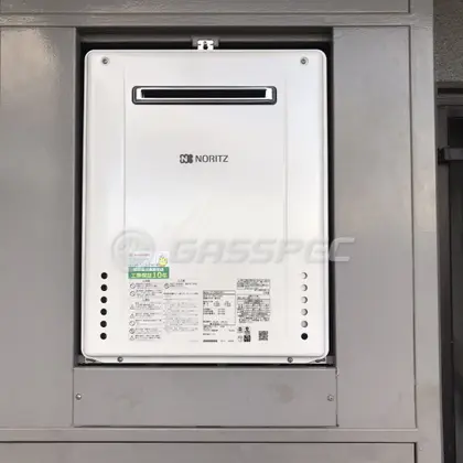 施工後の給湯器（ノーリツ GT-2060SAWX-1 BL）