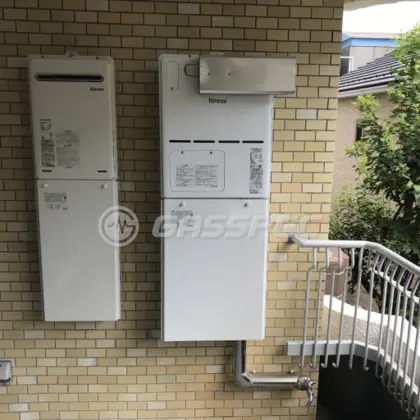 施工後の暖房熱源機（リンナイ RVD-A2400AA2-3(B)）