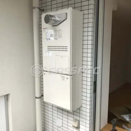 施工後の暖房熱源機（ノーリツ GTH-2444AWX3H-T-1 BL）