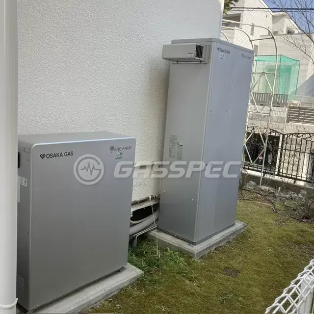 交換前の給湯器（大阪ガス FCG-203-D）