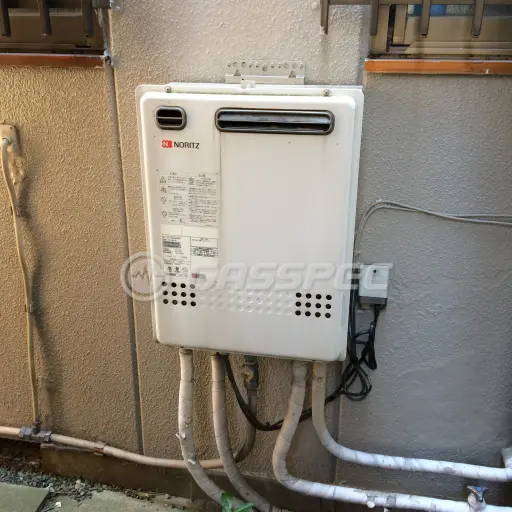 交換前の給湯器（ノーリツ GT-2022SAWX）