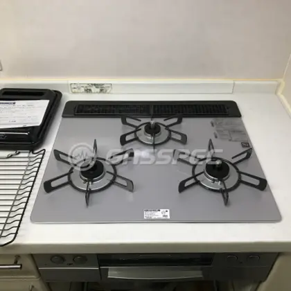 施工後のビルトインガスコンロ（リンナイ RHS31W23L7RSTW）