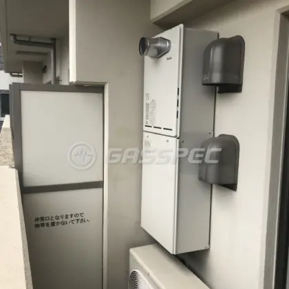 施工後の給湯器（リンナイ RUF-A1605SAT(B)）