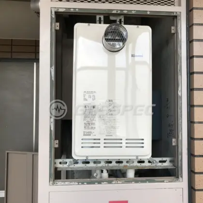 施工後の給湯器（リンナイ RUF-VK1610SAT(B)）