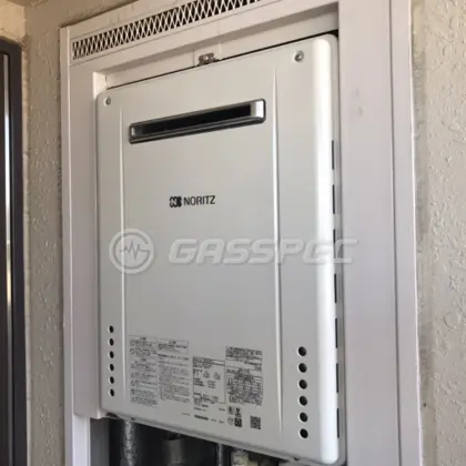 施工後の給湯器（ノーリツ GT-1660SAWX-1 BL）