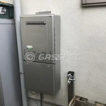 施工後の給湯器（ノーリツ GT-C2462AWX BL）