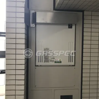 施工後の給湯器（パーパス GX-2403AW）