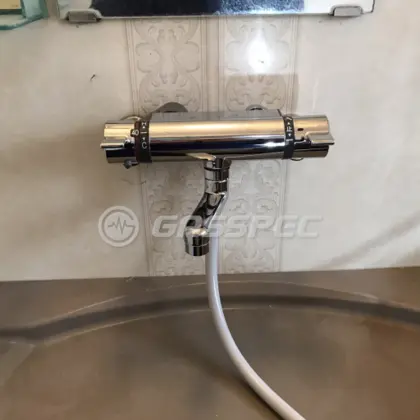 施工後の水栓・蛇口（KVK KF800TN）