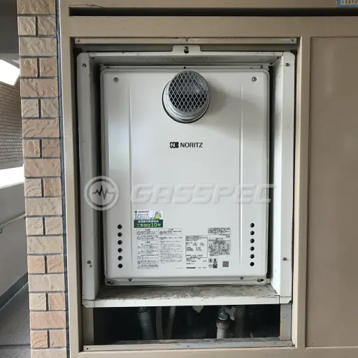 交換後の給湯器（ノーリツ GT-2460SAWX-T-1 BL）