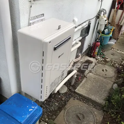 施工後の給湯器（ノーリツ GT-2060SAWX-1 BL）