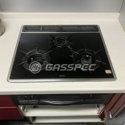 施工前のビルトインガスコンロ（RBG-N31S8GS1M）