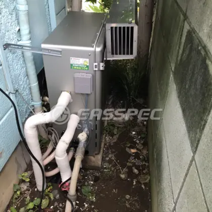 施工後の給湯器（ノーリツ GT-C2062SARX BL）