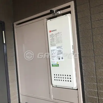 施工後の給湯器（ノーリツ GT-2053SAWX-H-4 BL）
