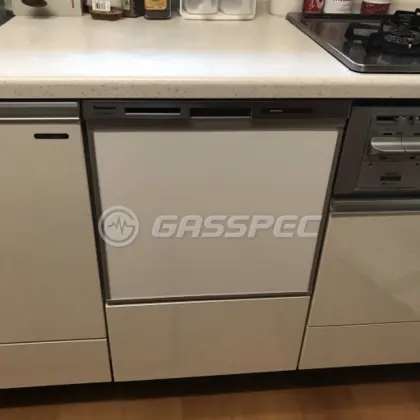 施工後のビルトイン食洗機（パナソニック NP-45MS8S）