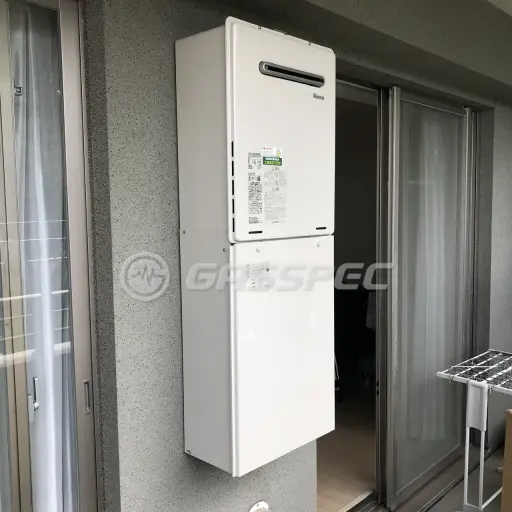 交換後の給湯器（リンナイ RUF-A2405SAW(B)）