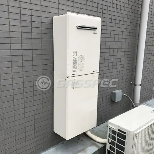 交換後の給湯器（リンナイ RUF-A2405SAW(B)）