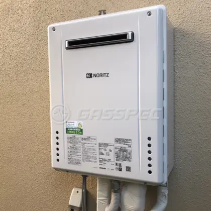 施工後の給湯器（ノーリツ GT-2060SAWX-1 BL）