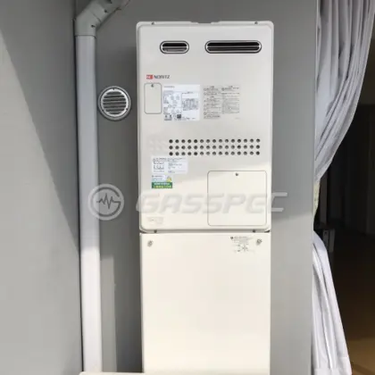 施工後の暖房熱源機（ノーリツ GTH-2444AWX3H-1 BL）