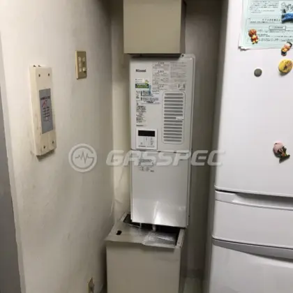施工後の給湯器（リンナイ RUX-V1615SWFA(A)-E）