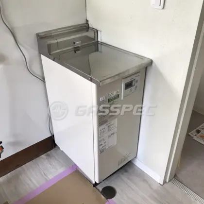 施工後の給湯器（ノーリツ GBF-1611D-2）
