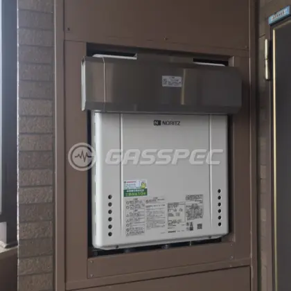 施工後の給湯器（ノーリツ GT-2060SAWX-1 BL）