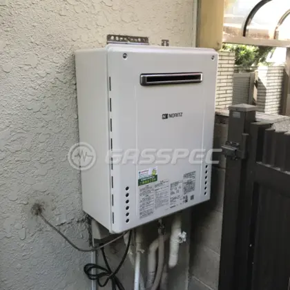 施工後の給湯器（ノーリツ GT-1660SAWX-1 BL）