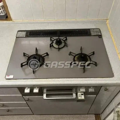 施工前のビルトインガスコンロ（RS78W7G10R）