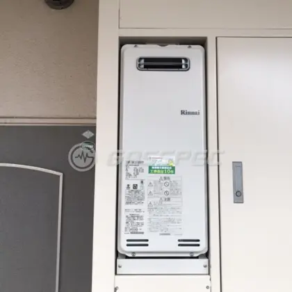施工後の給湯器（リンナイ RUF-SA2005SAW）
