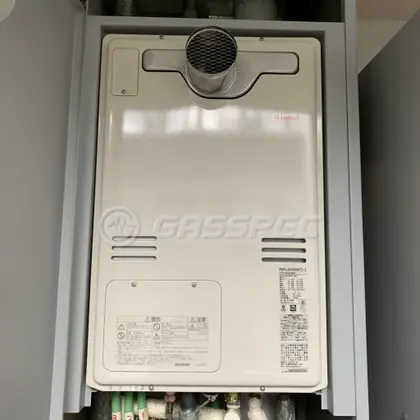 施工後の暖房熱源機（リンナイ RUFH-A2400SAT2-3）