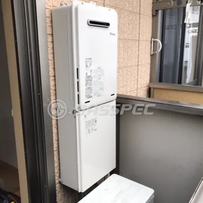 施工後の給湯器（リンナイ RUX-A1616W-E）