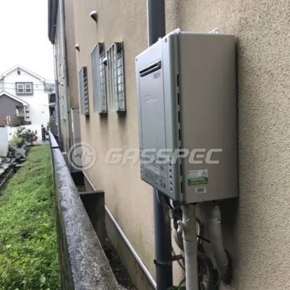施工後の給湯器（ノーリツ GT-C2462SAWX BL）