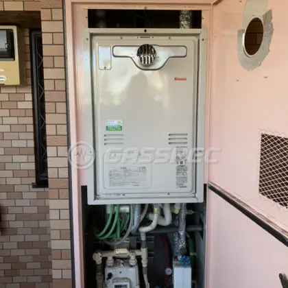 施工後の暖房熱源機（リンナイ RUFH-A1610SAT2-3）
