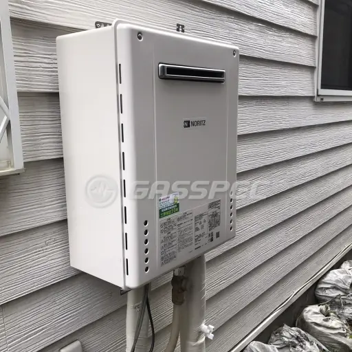 交換後の給湯器（ノーリツ GT-2060SAWX-1 BL）