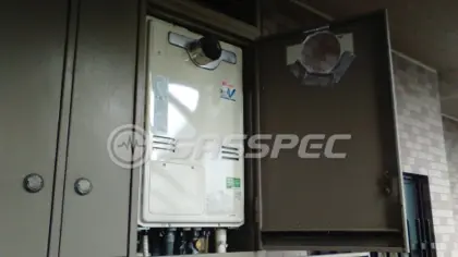施工後の暖房熱源機（リンナイ RUFH-V2403AT2-3(B)）