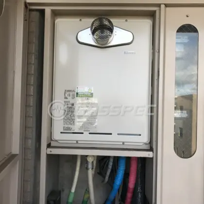 施工後の給湯器（リンナイ RUF-A2405SAT-L(B)）