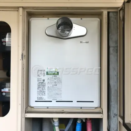 施工後の給湯器（リンナイ RUF-A2405SAT-L(B)）